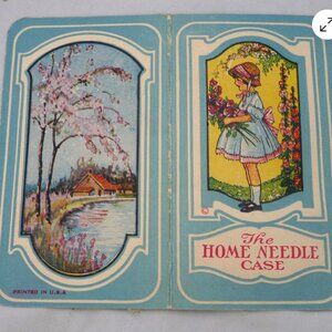 Home Needle Case book sewing New England Laundry Hartford CT advertising 40s